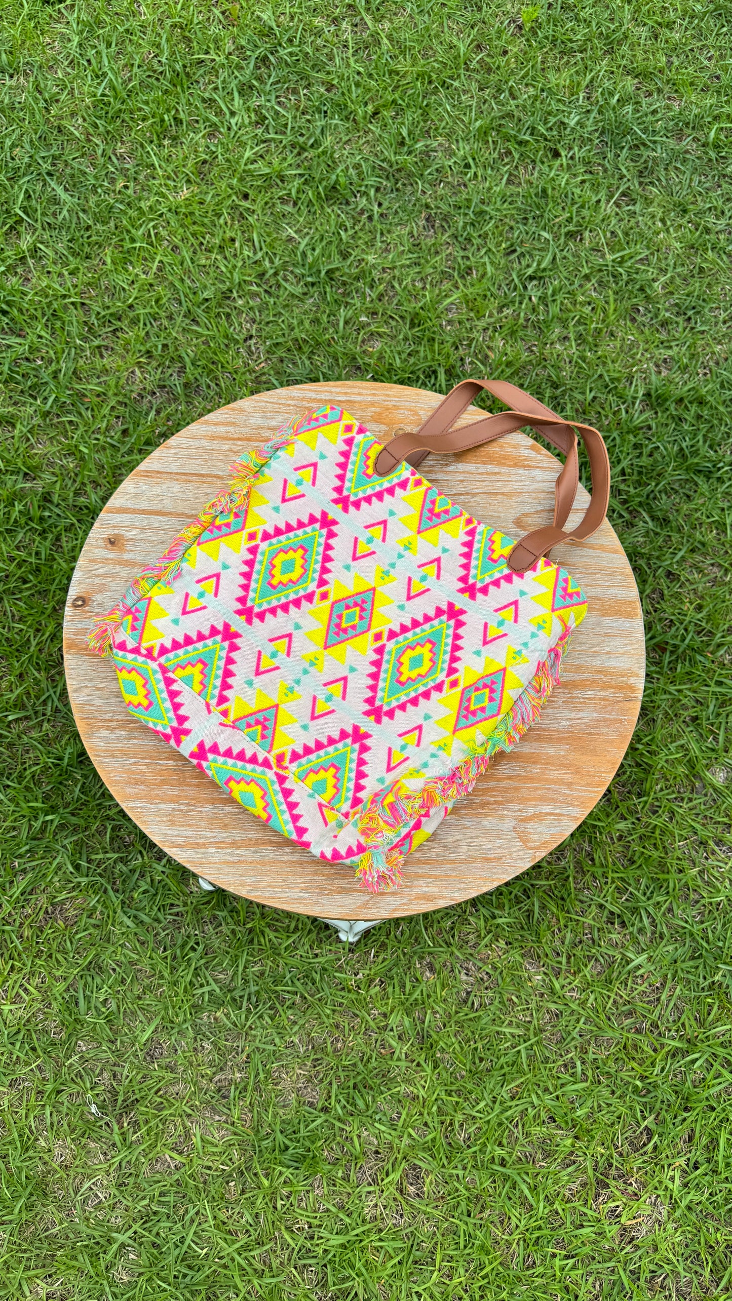 Aztec Pattern Tote