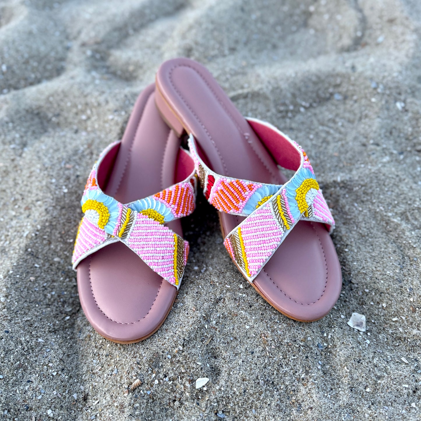 Crisscross Candy Sandals