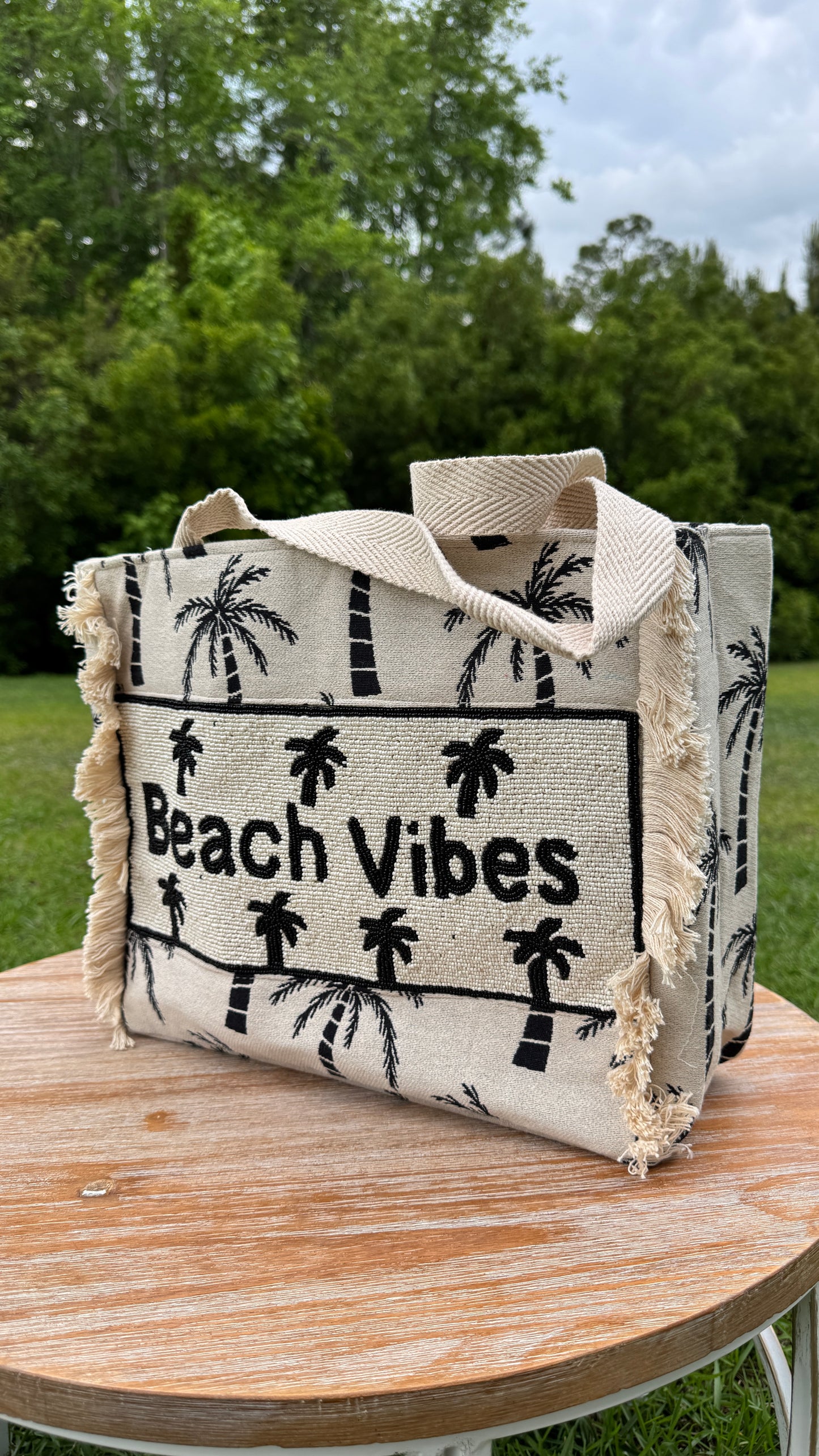 A. Dual Sided Tote: Beach Vibes