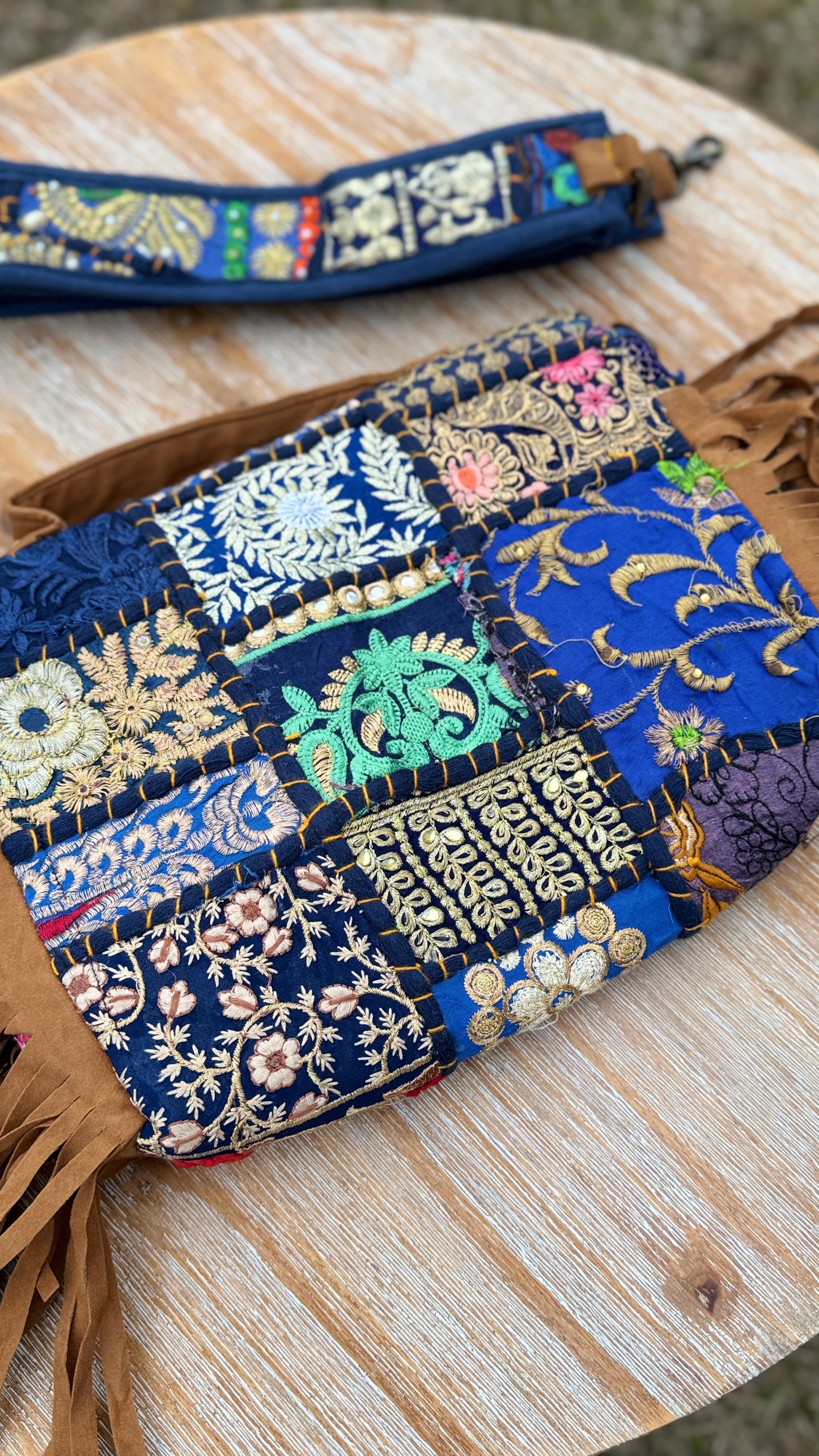 E. Bhanjara Bag: Royal Blue