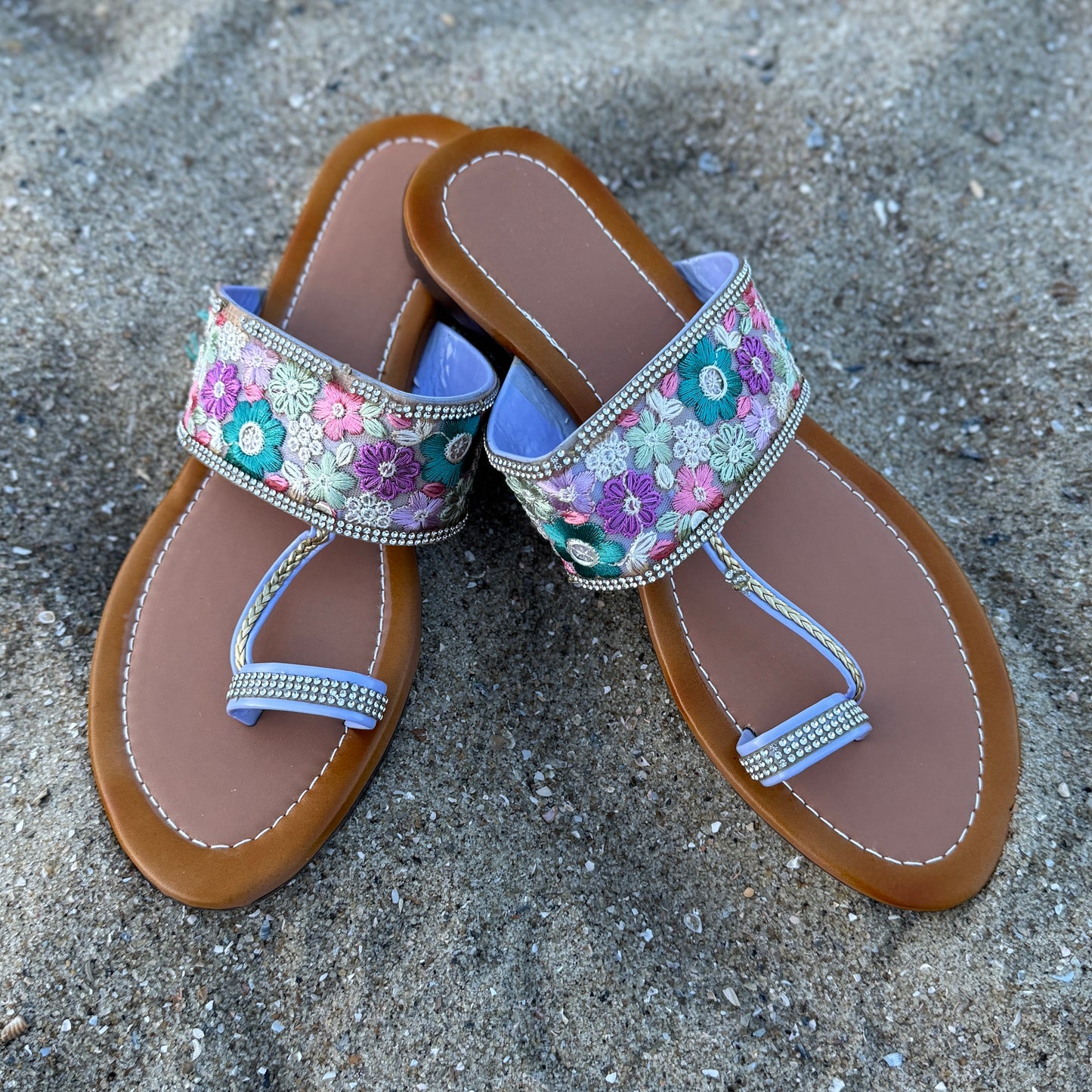 Floral Kohlhapuri (Flip Flops)