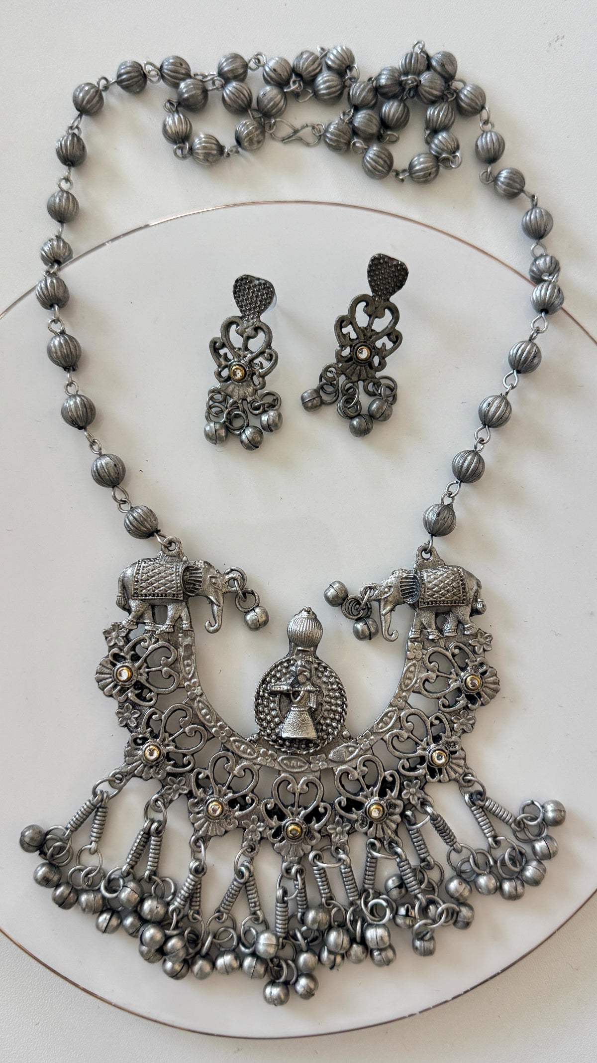 Oxidized Elephant Set