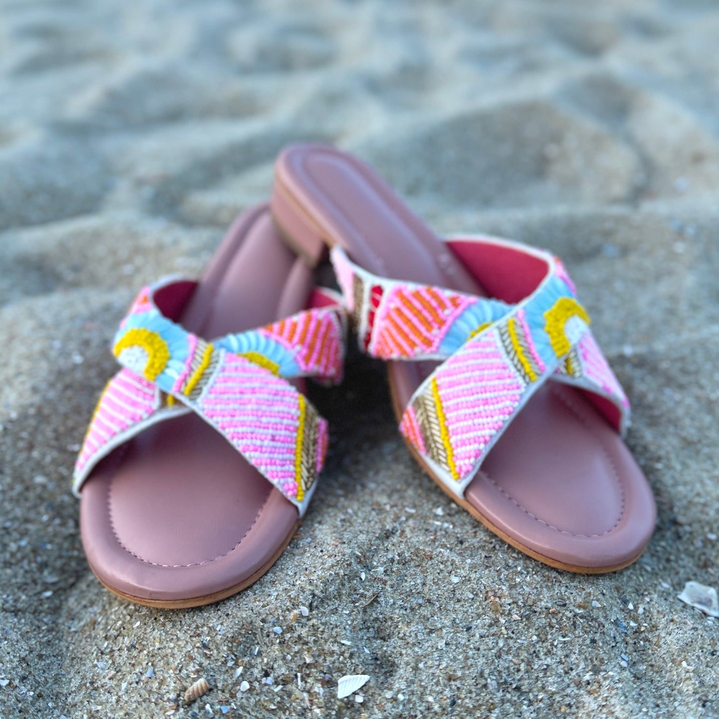 Crisscross Candy Sandals