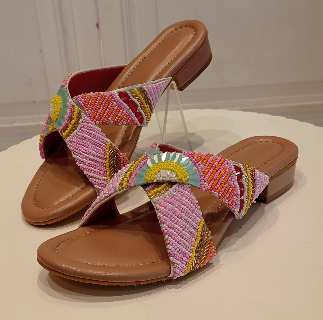 Crisscross Candy Sandals