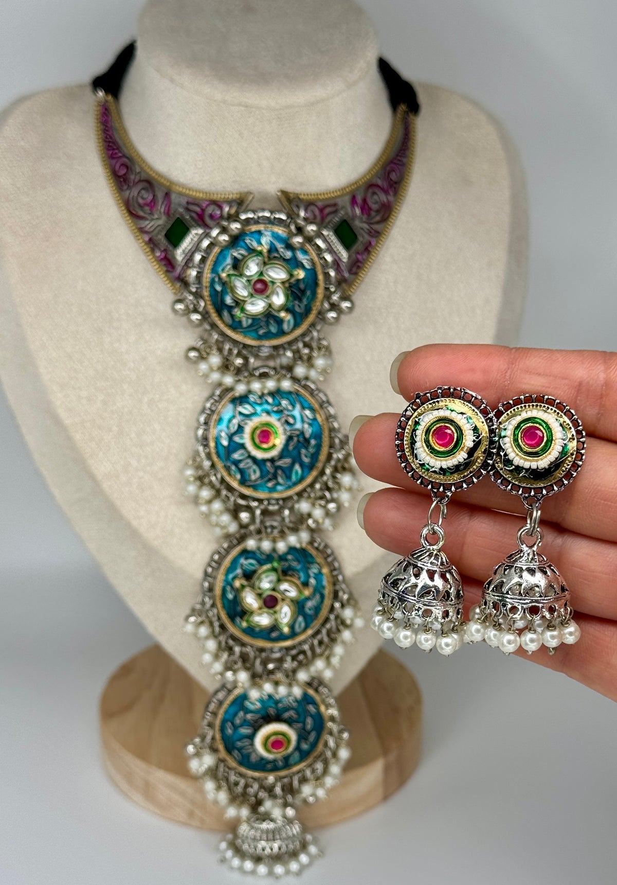 Teal Tear Drop Set