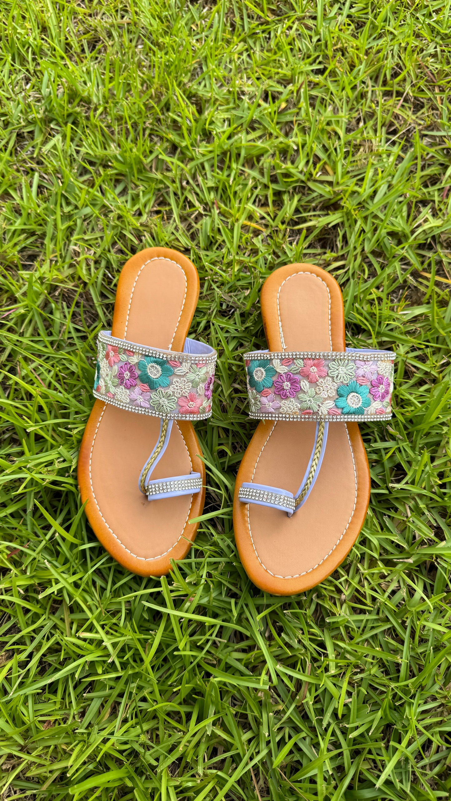 Floral Kohlhapuri (Flip Flops)