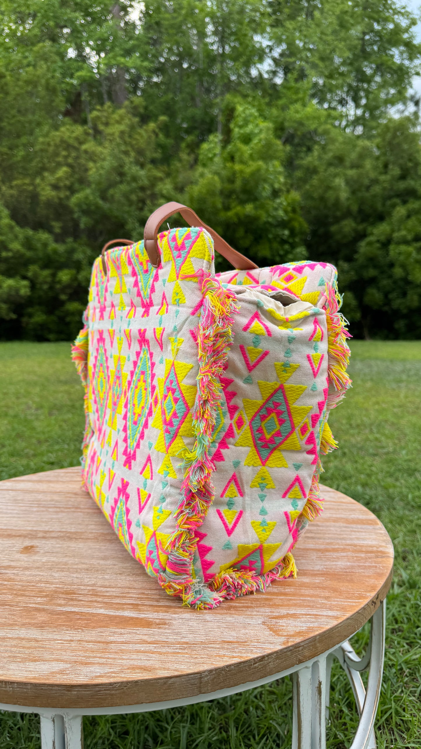Aztec Pattern Tote