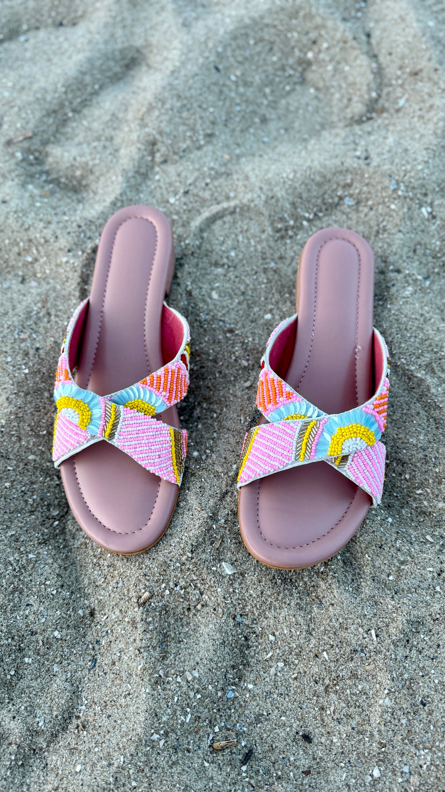 Crisscross Candy Sandals