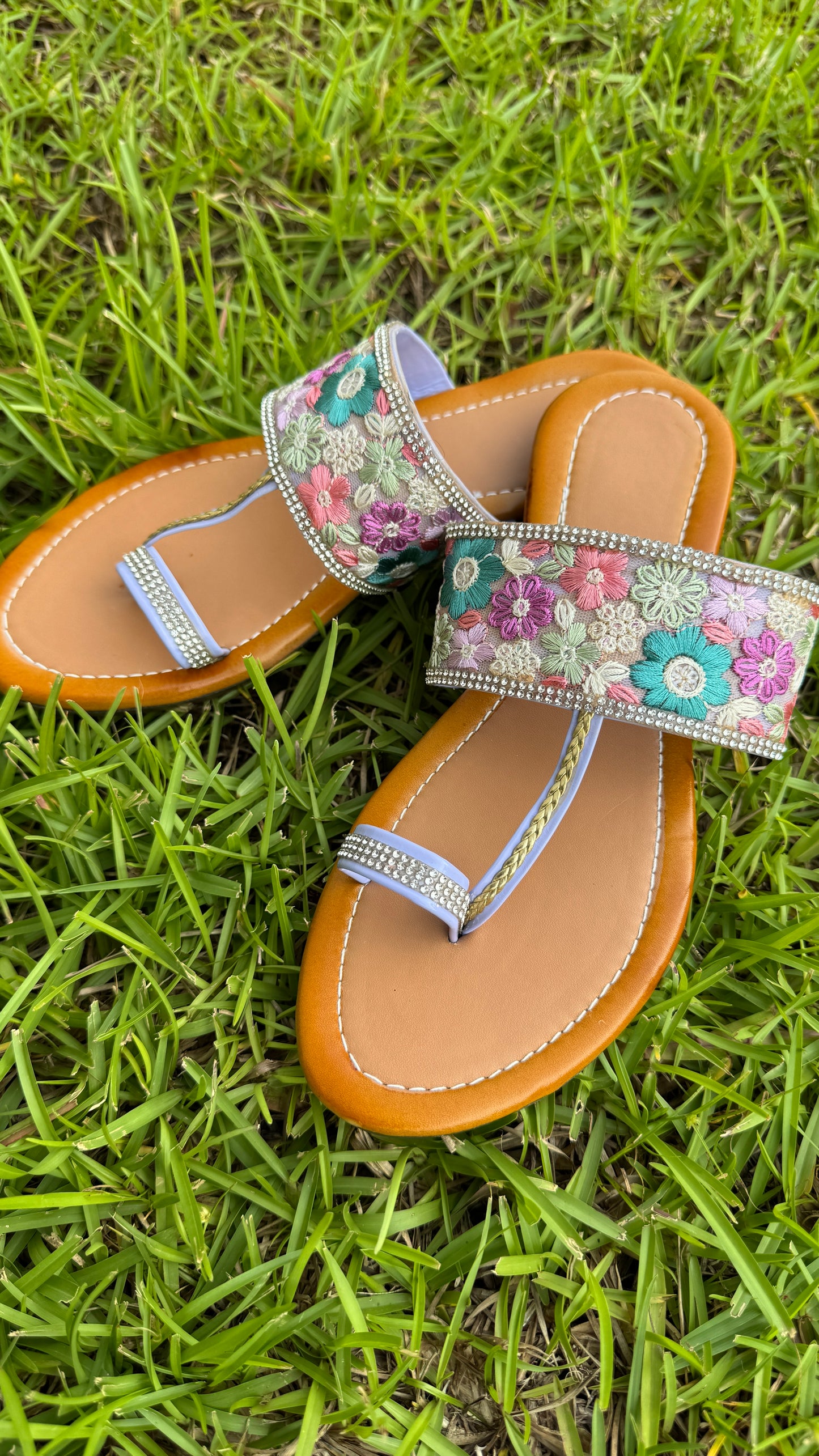 Floral Kohlhapuri (Flip Flops)