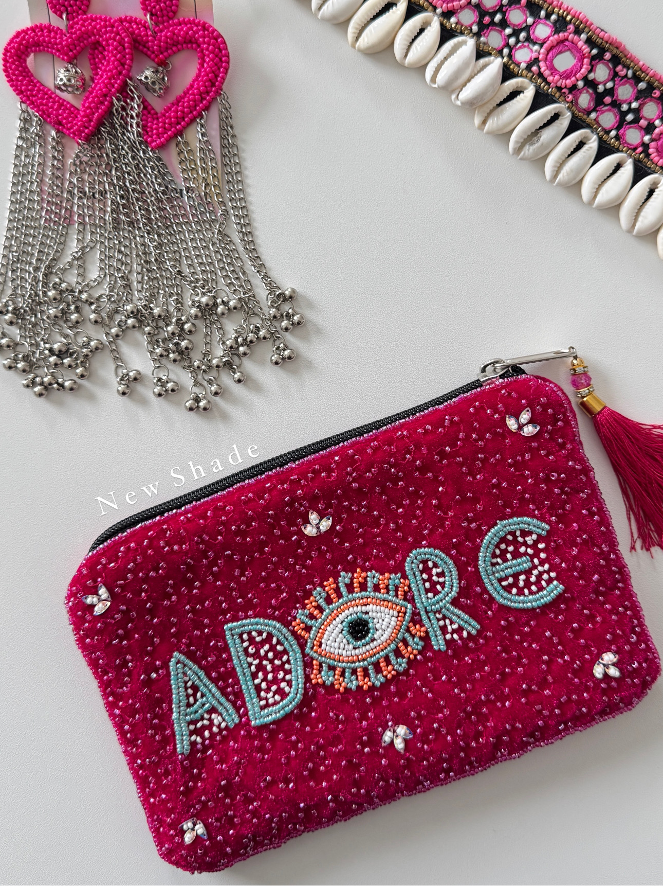B1. Eye Adore Pouch: Hot Pink