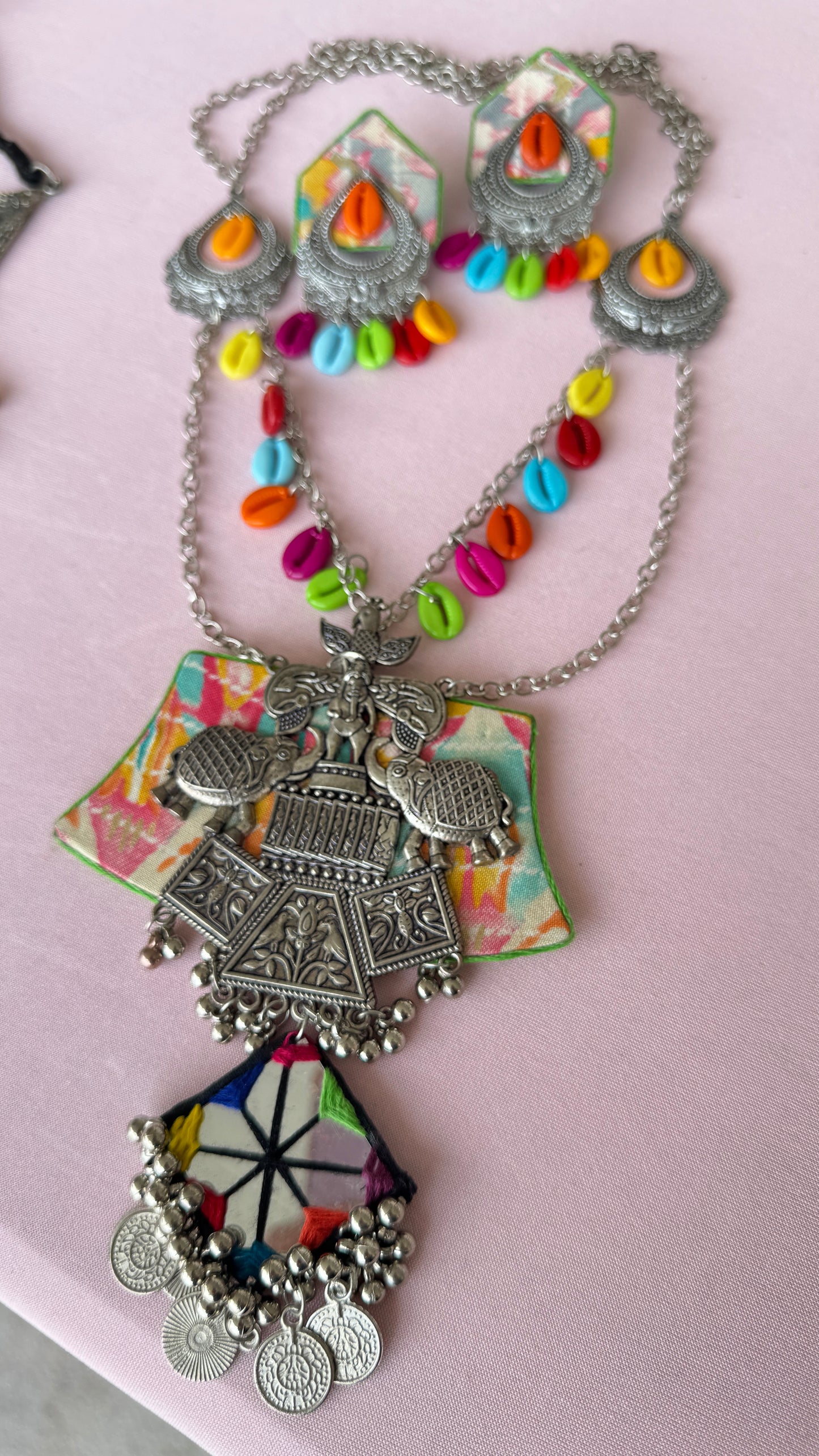 Multi Long Pendant Necklace