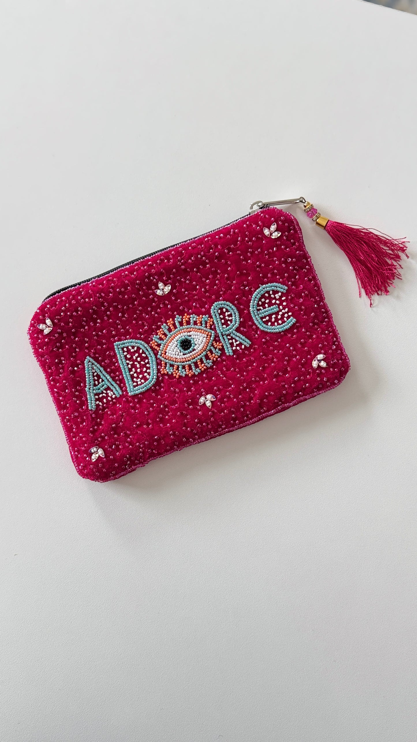 B1. Eye Adore Pouch: Hot Pink