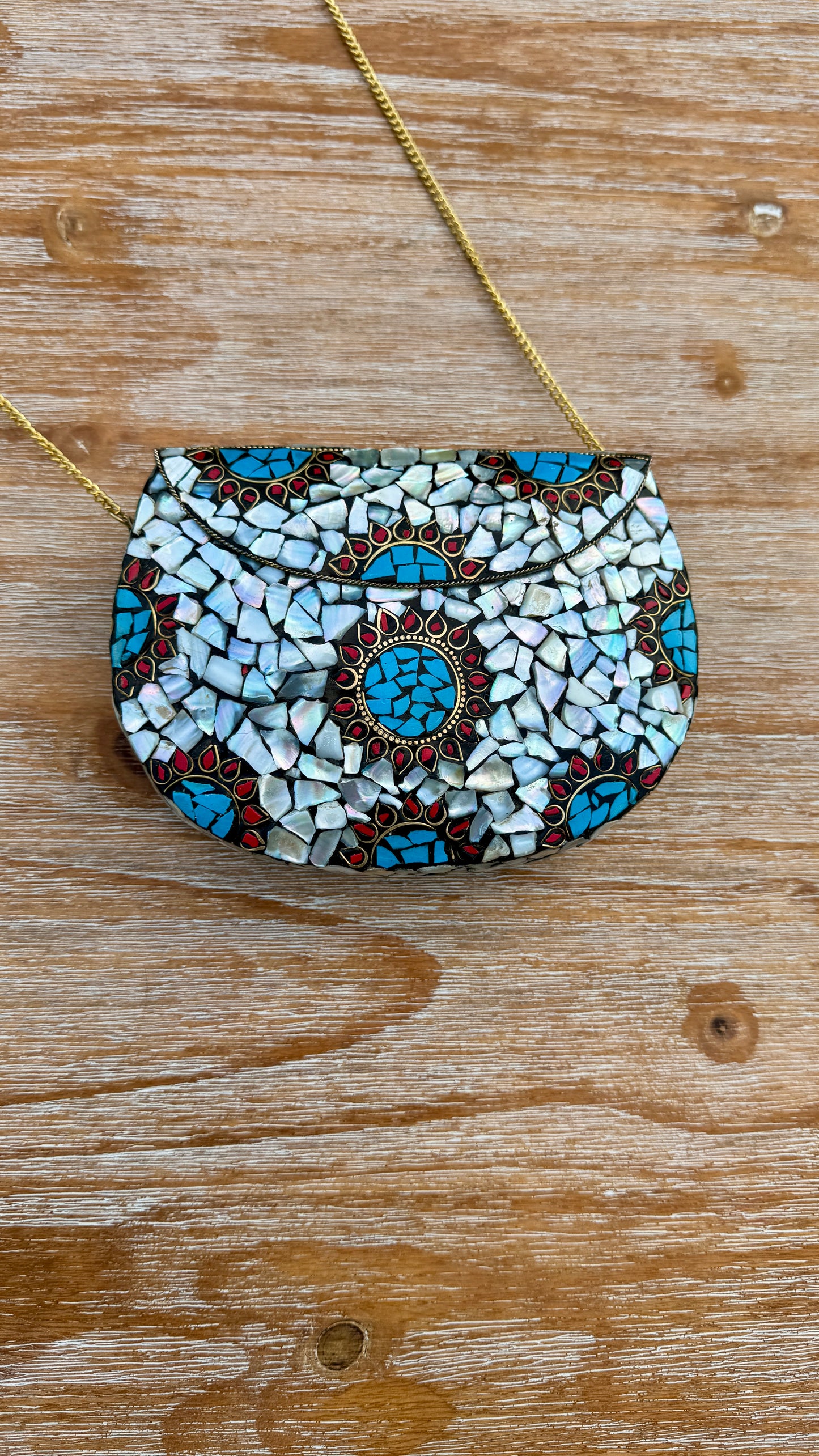 Mother of Pearl Mosaic Bags