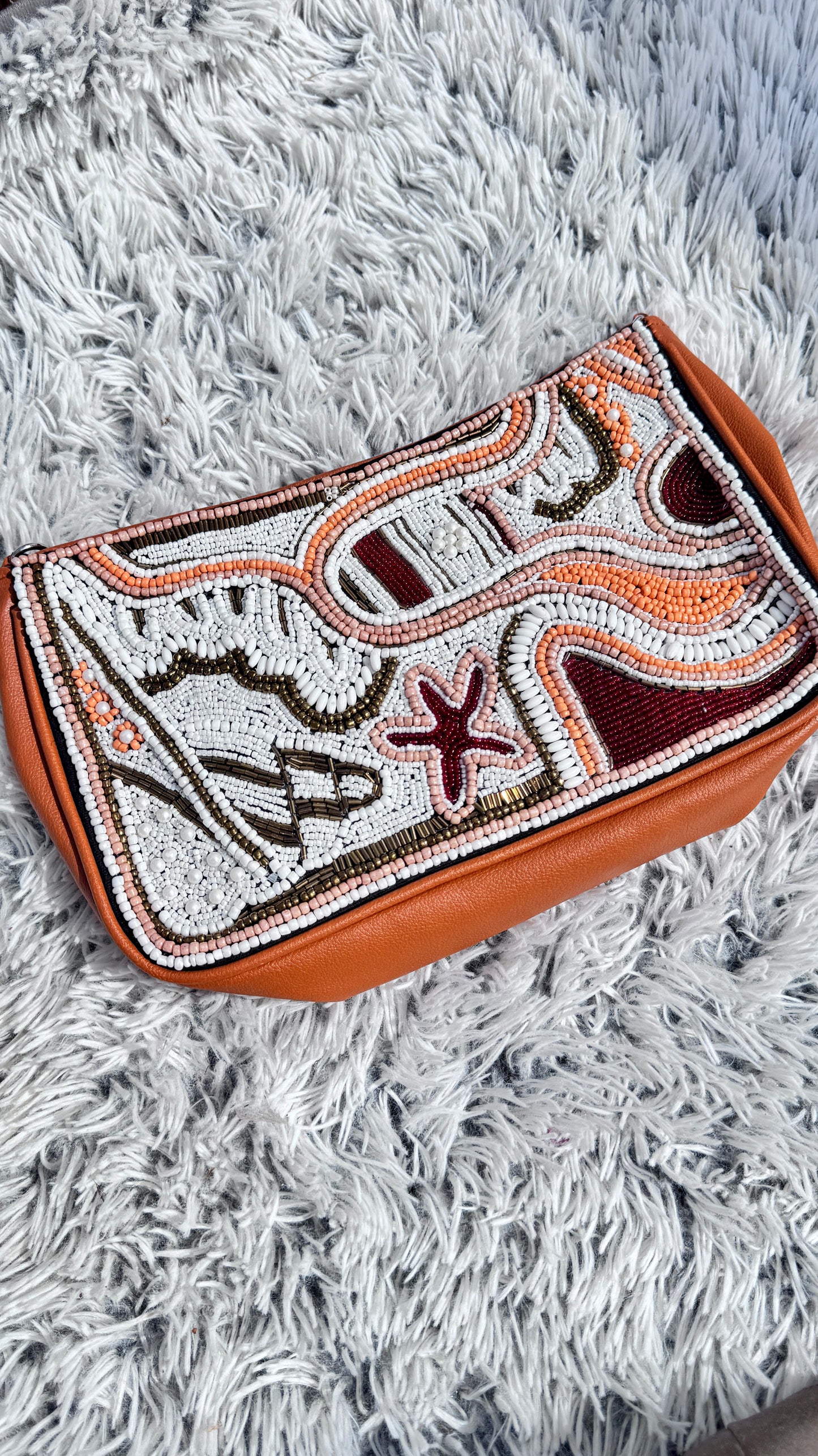 1. Nautical Crossbody: Brown