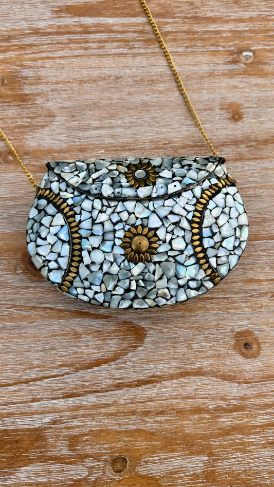 Mother of Pearl Mosaic Bags