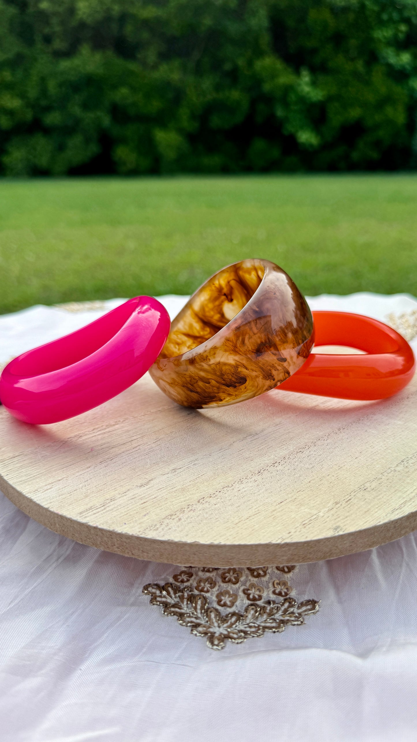 1. Hibiscus Bangle Stack