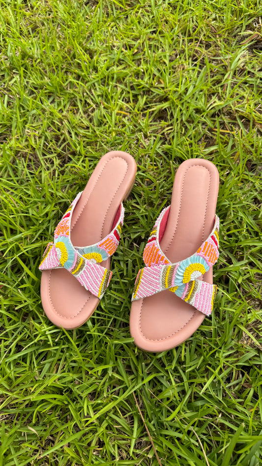 Crisscross Candy Sandals