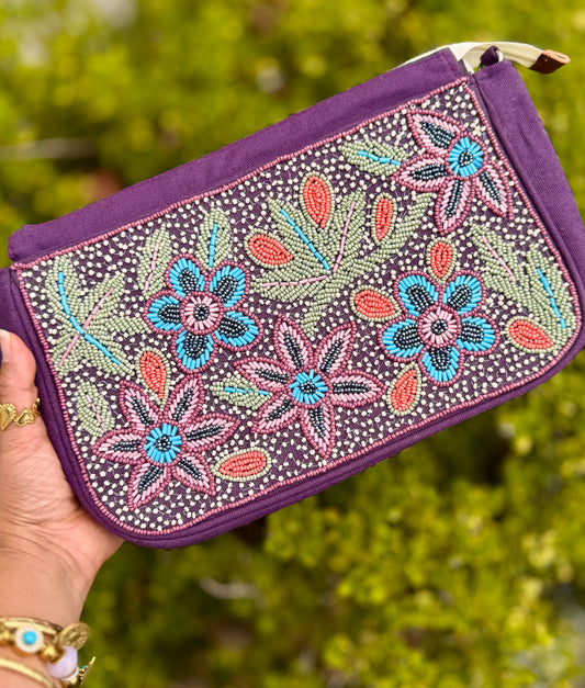 Purple Garden Crossbody