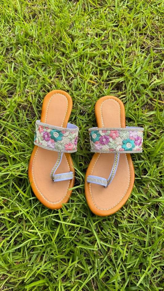 Floral Kohlhapuri (Flip Flops)