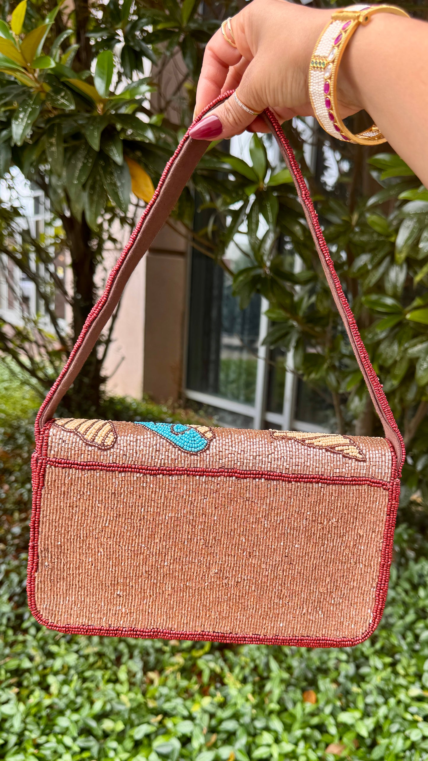 Coastal Collage Shoulder Bag