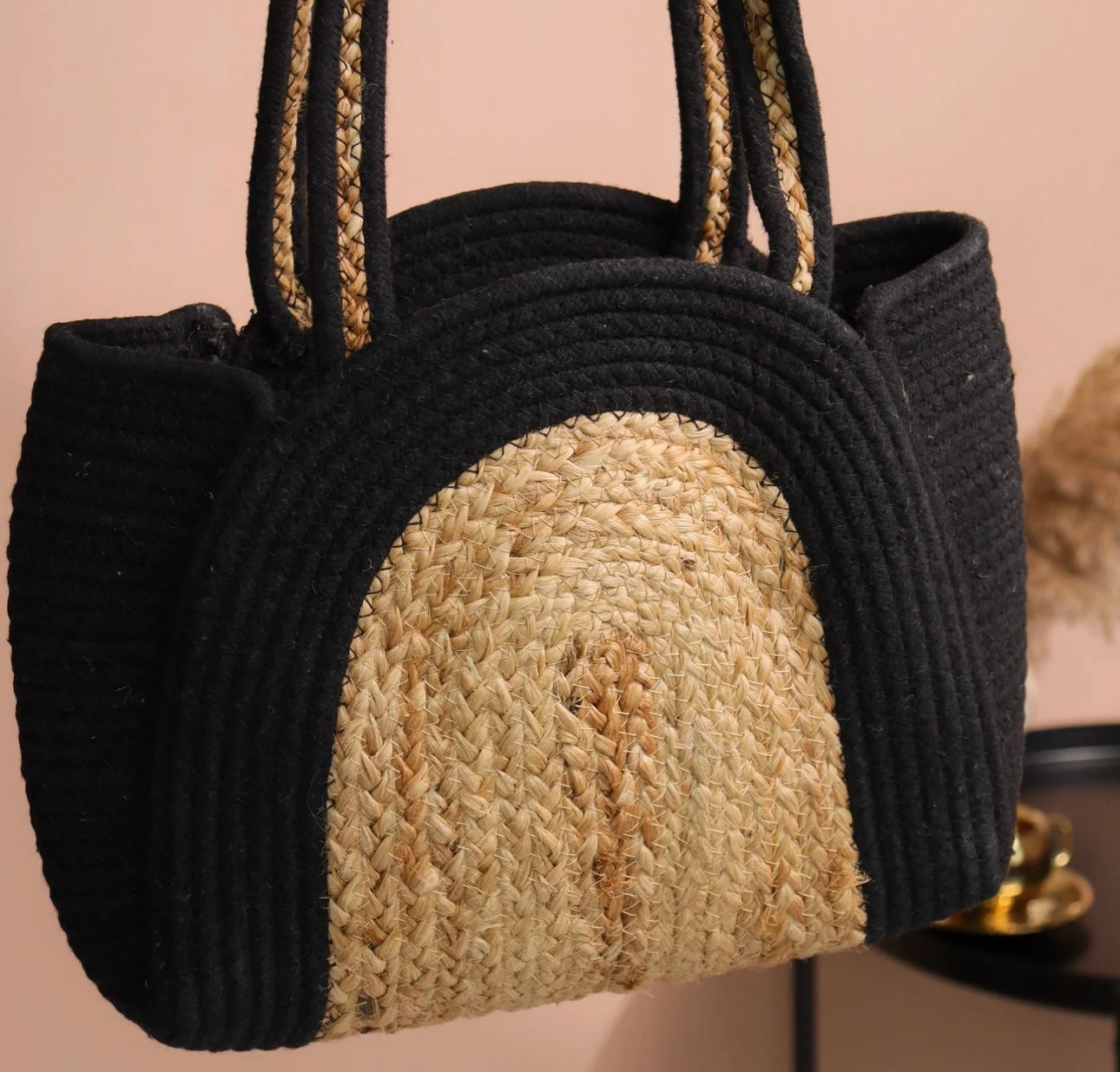 Jute Hamsa Bag