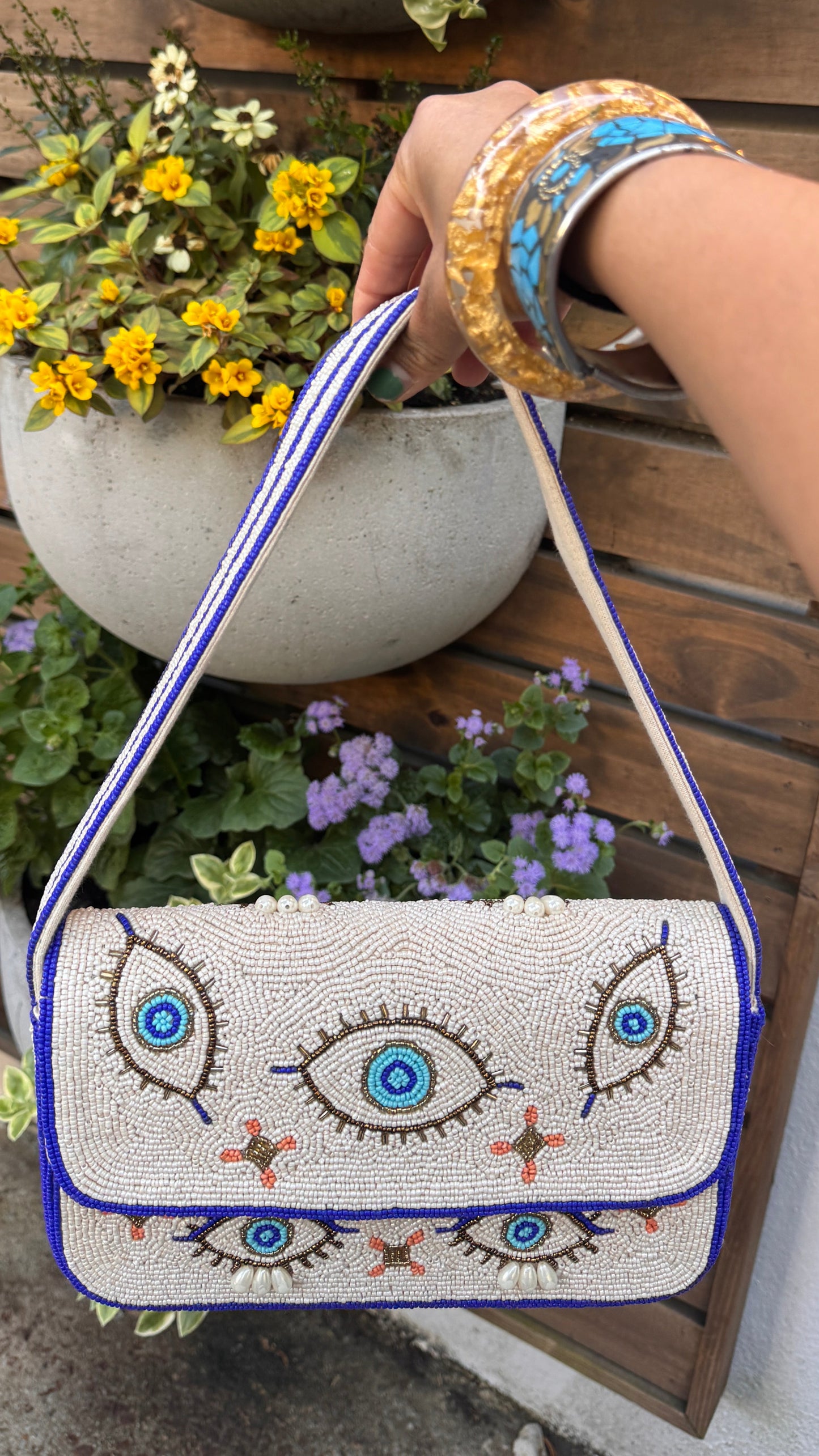 Evil Eye Shoulder Bag