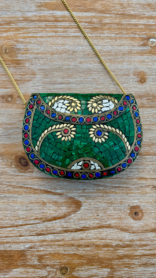 Malachite Mosaic Bag