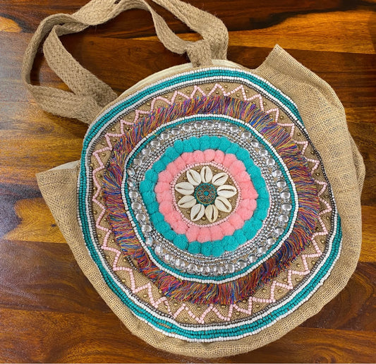 Mandala Tote: Pink