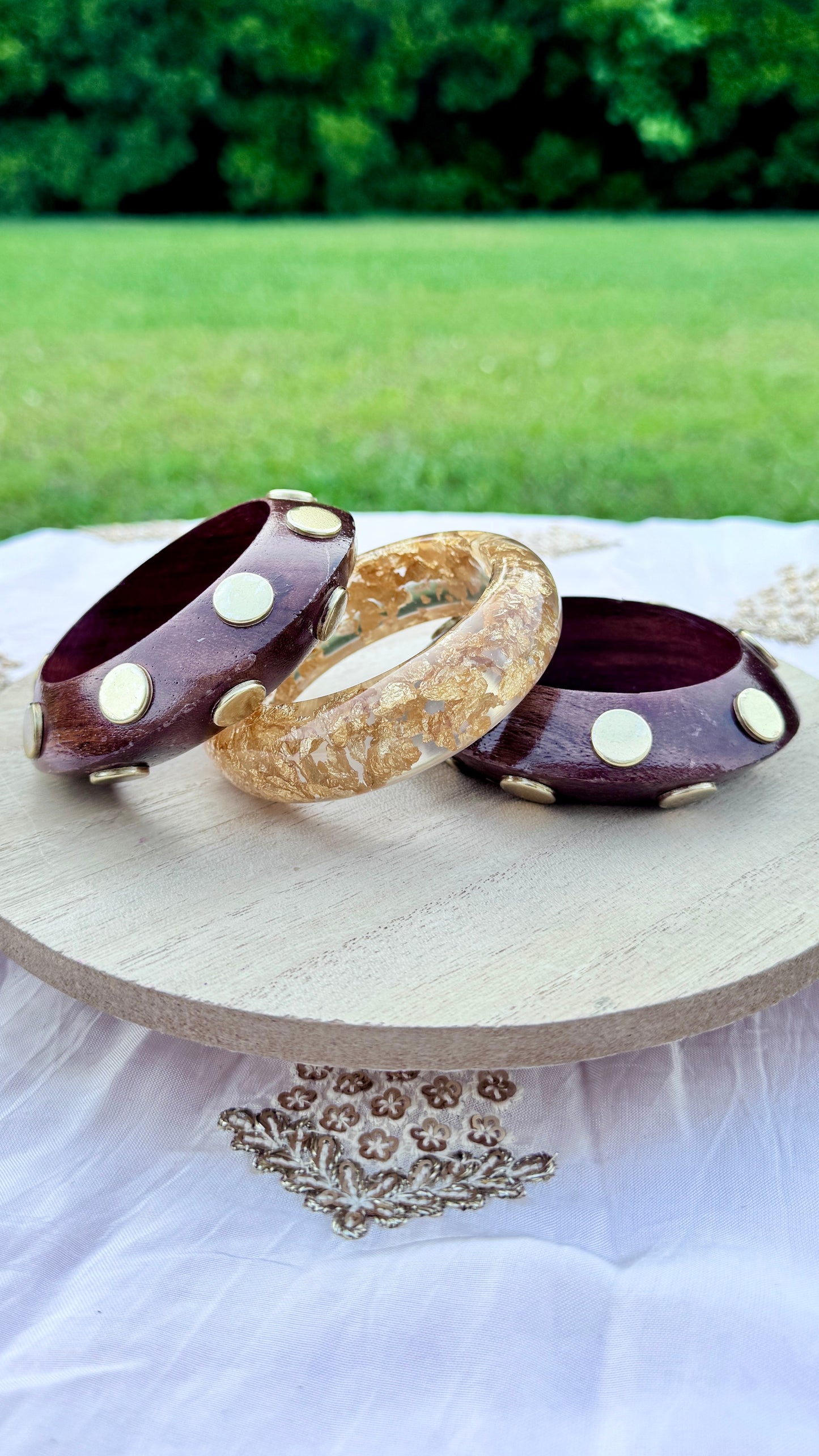 1. Gold Drip Bangle