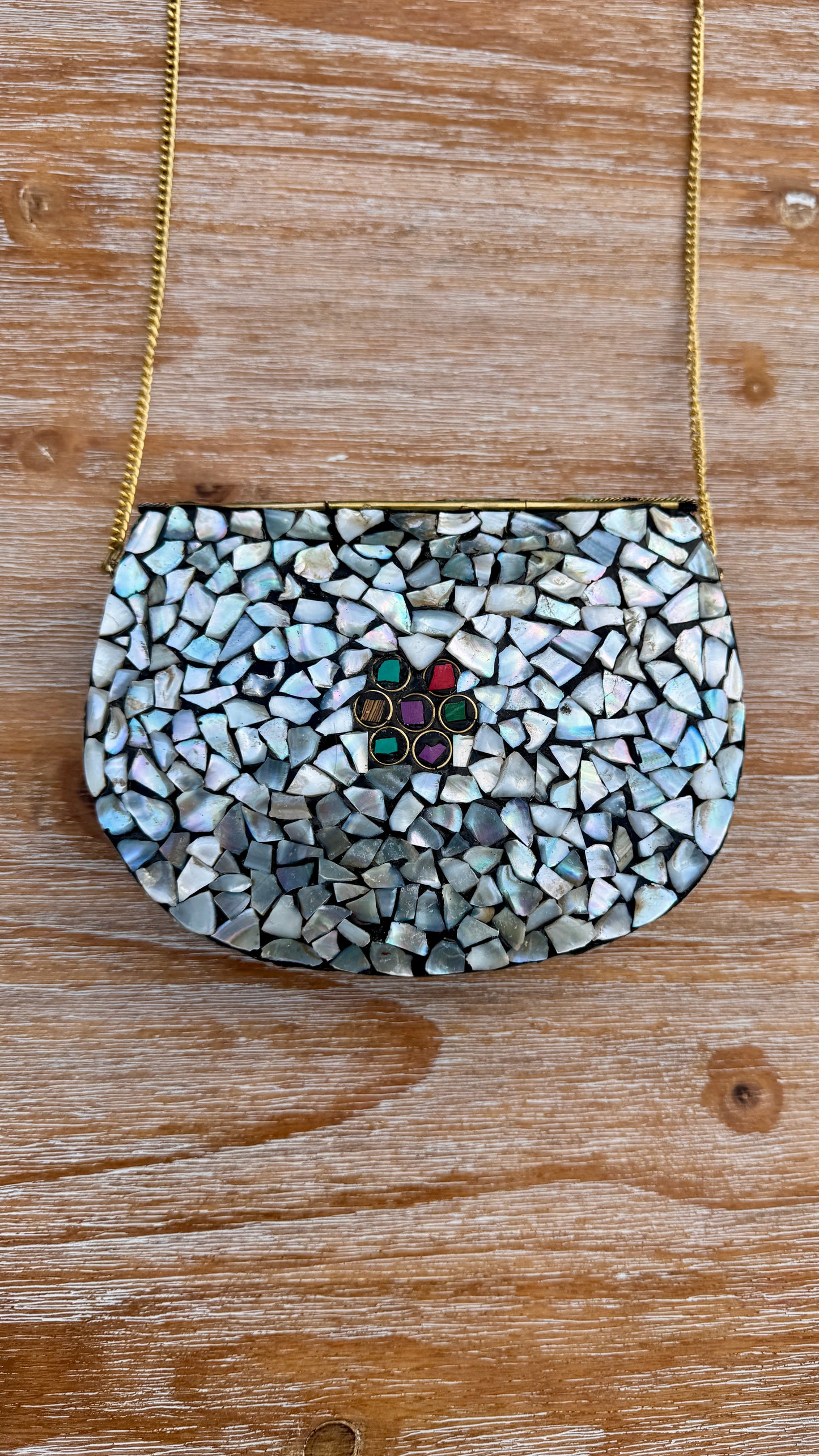 Mother of Pearl Mosaic Bags