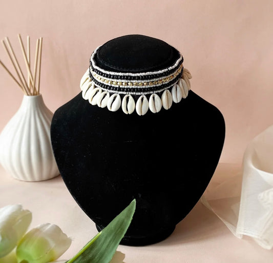 Black Beaded Choker