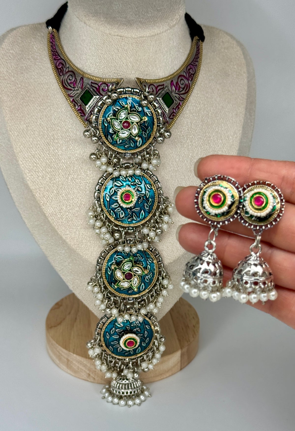 Teal Tear Drop Set